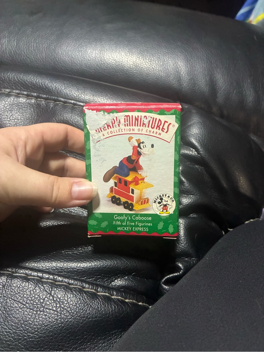 Merry miniatures goofy’s caboose Mickey express.
